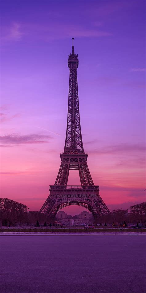 The Eiffel Tower At Sunset