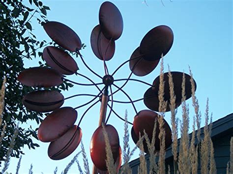 Big Modern Art Kinetic Outdoor Metal Dual Wind Sculpture Spinner