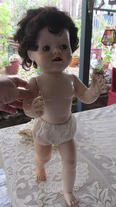 Vintage Pedigree English Hard Plastic Doll 53 Cm Shes Lovely 1950s Ebay