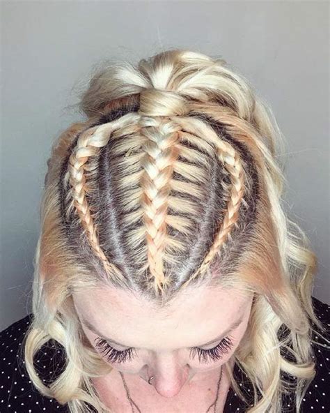 Braids sticking up are easy, just bend a coat hanger so that it molds the right shape and push it. 6 Cool Hairstyles to Inspire Your Look for Fall Festival ...