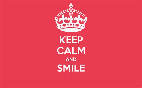 Keep Calm And Smile Poster Rox Keep Calm O Matic