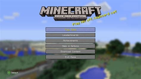 Xbox 360 Minecraft Themes