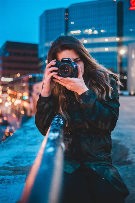 Woman Using Camera Photo Free Photography Image On Unsplash