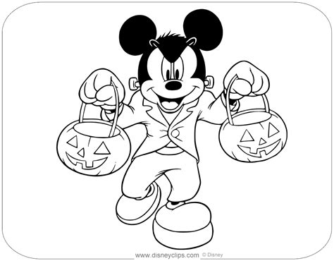 The coloring sheet makes an ideal choice for making some. Disney Halloween Coloring Pages (2) | Disneyclips.com
