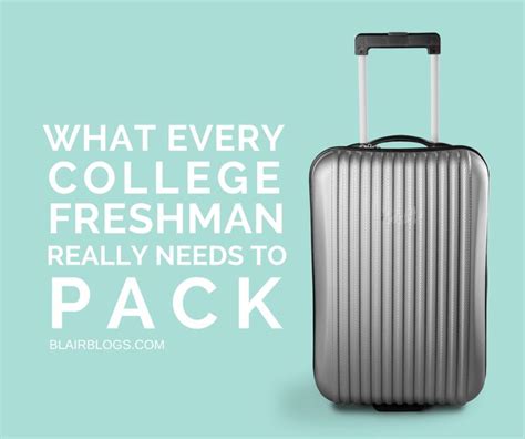 What Every College Freshman Really Needs To Pack Freshman College College Packing Freshman
