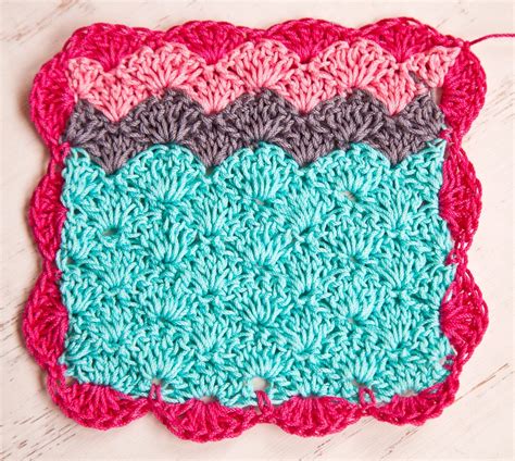 Crochet Shell Stitch Baby Blanket Pattern Easy Crochet For