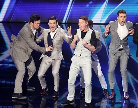 Collabro Celebrate Victory After Winning The Competition In 2014