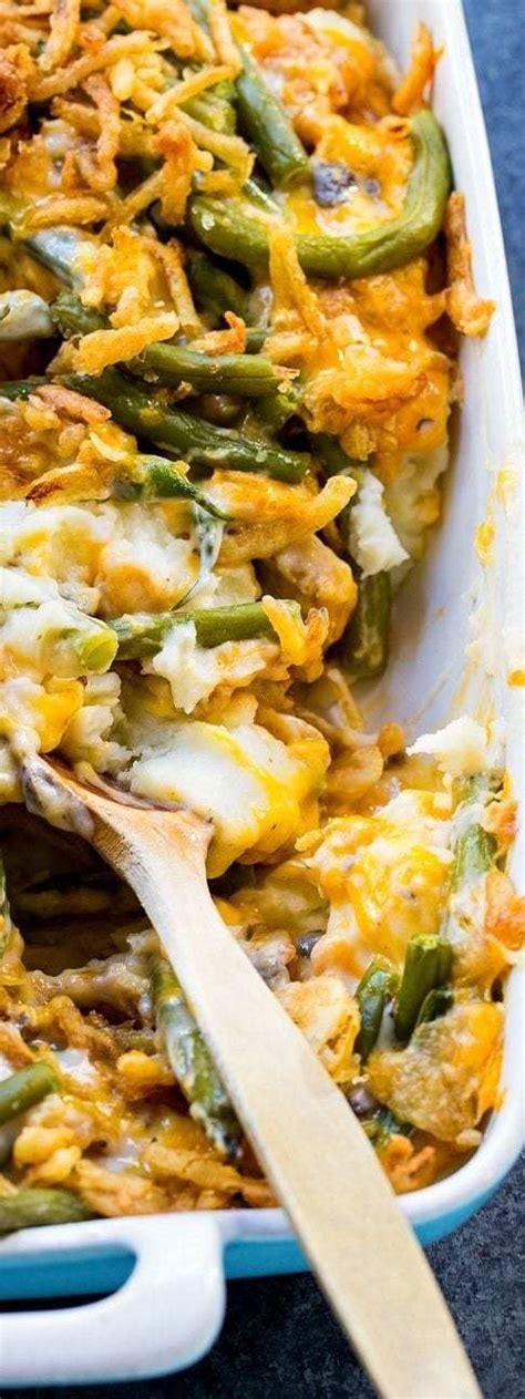 You can also use mustard or turnip greens. Mashed Potato Green Bean Casserole | Recipe | Southern ...