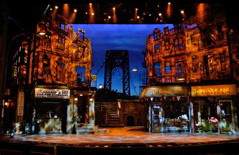 Lights up on washington heights.the scent of a cafecito caliente hangs in the air just outside of the 181st street subway stop. In The Heights — Anna Louizos Designs | Set design theatre ...