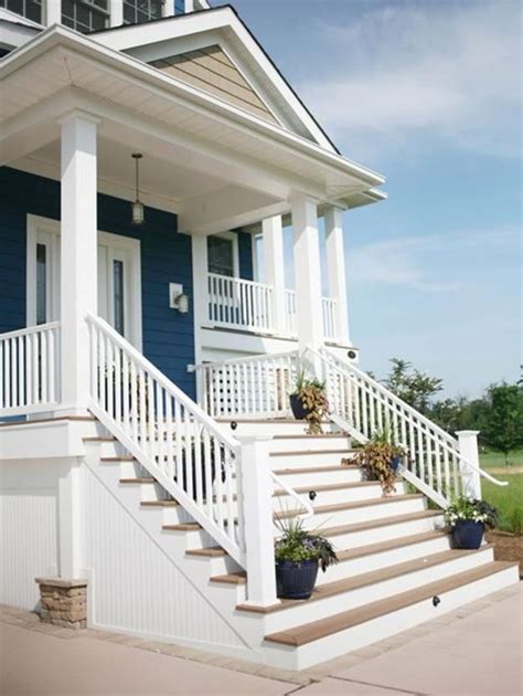 Front Porch Steps Ideas 12 Exterior Stair Railing Exterior Stairs