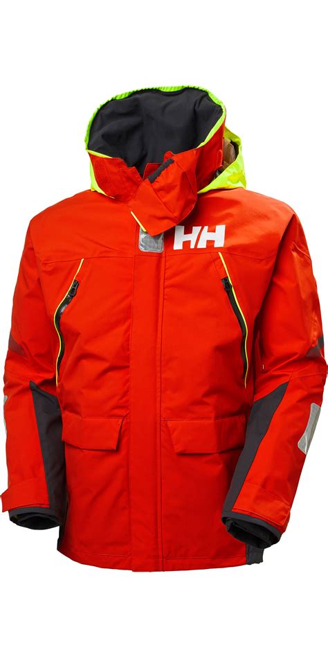 2020 Helly Hansen Mens Skagen Offshore Sailing Jacket 33907 Cherry