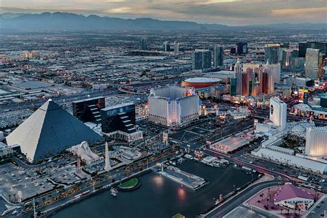 Vegas Strip Aerial Photograph By Susan Candelario Fine Art America