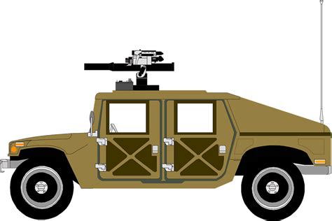 Army Humvee Military Free Vector Graphic On Pixabay