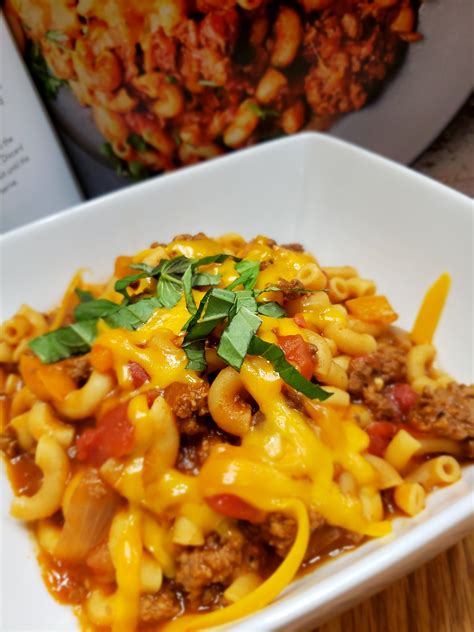This rich and creamy macaroni and cheese is truly southern! American-Style Cheesy Beef Goulash and Macaroni | Recipe ...