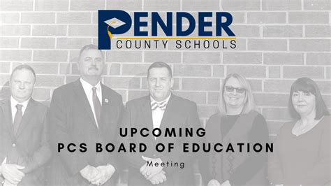 Board Of Education Meeting On June 30 2022 Pender County Schools