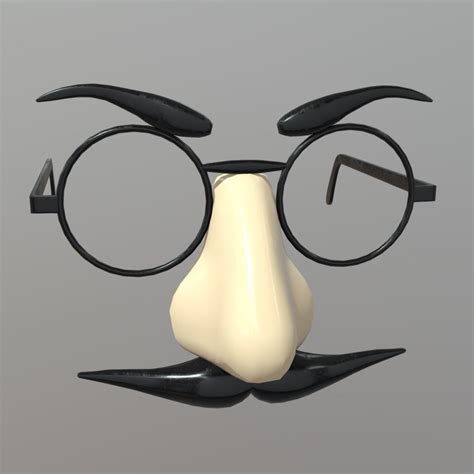 3d Model Novelty Glasses Cgtrader