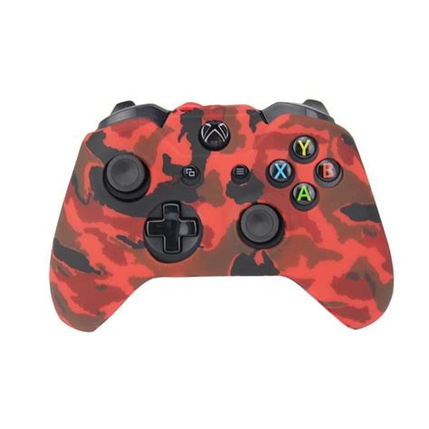 Silicone Case Skin Camouflage Red Xbox One Controller