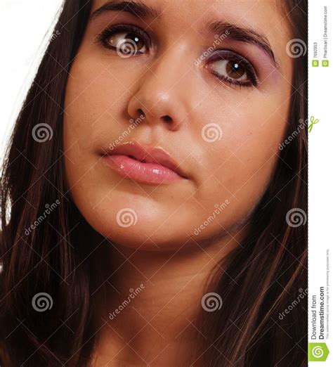 Sad Anxious Emotion Facial Expression Stock Image Image Of Grieving