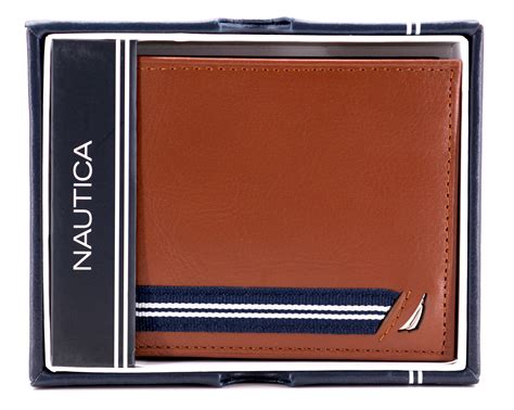 Maybe you would like to learn more about one of these? Nautica Men's Genuine Leather Credit Card ID Double Billfold Passcase Wallet | eBay