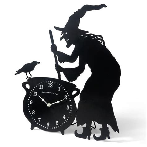 Martha Stewart Glow In The Dark Witch Clock Grandin Road