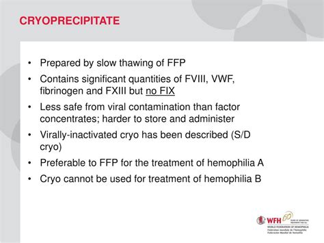 Ppt Treatment Products In Hemophilia Powerpoint Presentation Free