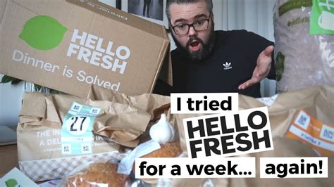 I Tried Hello Fresh For A Weekagain Uk 2021 Unboxing Honest