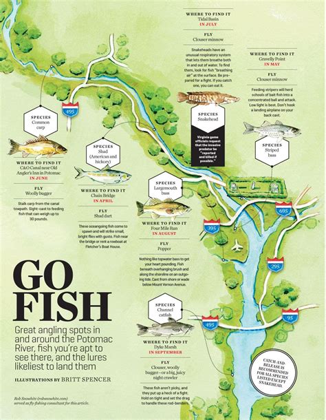 Fishing Along The Potomac Fishing Maps Angler Fish