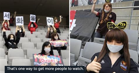 Seoul Football Club Uses Sex Dolls To Fill Empty Stadium In One Of The Funniest Lockdown Games