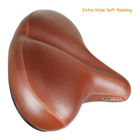 Cyclingdeal Super Comfortable Bike Seat Extra Wide Soft Padded Saddle
