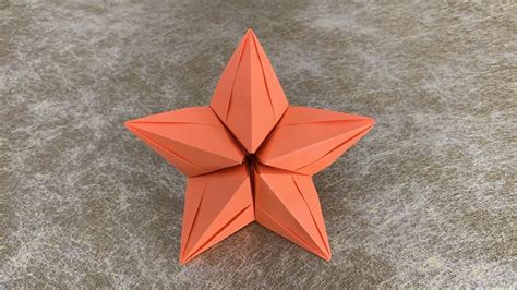 Modular Origami Star Easy Youtube