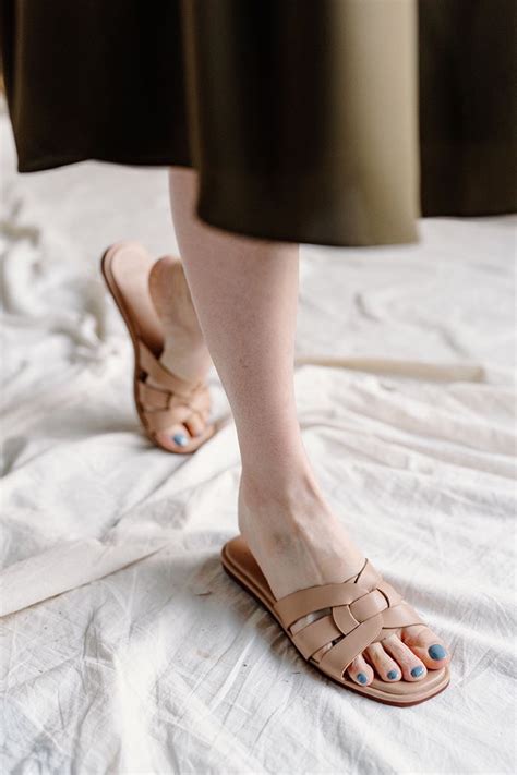 Sunday Staples Bondi Sliders In Nude 38 Women S Fashion Footwear
