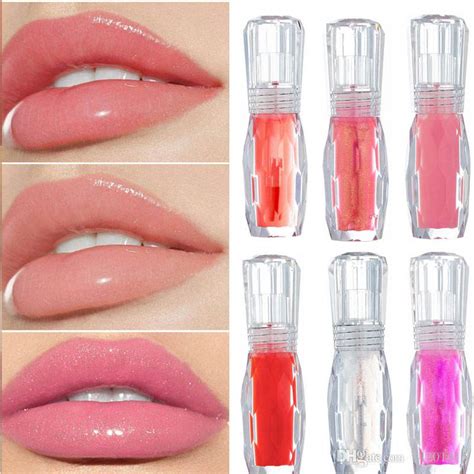 Liquid Tint Lip Gloss Glitter Cosmetic Lip Plumper Red Long Lasting