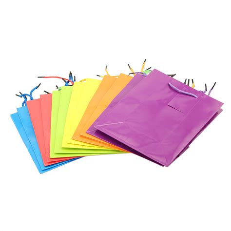 Find & download free graphic resources for birthday card. 12 Bright Neon Colorful Party Gift Bags Paper Bags ...