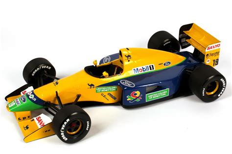 Benetton Ford B191b Formel 1 1992 Nr19 Michael Schumacher Minichamps