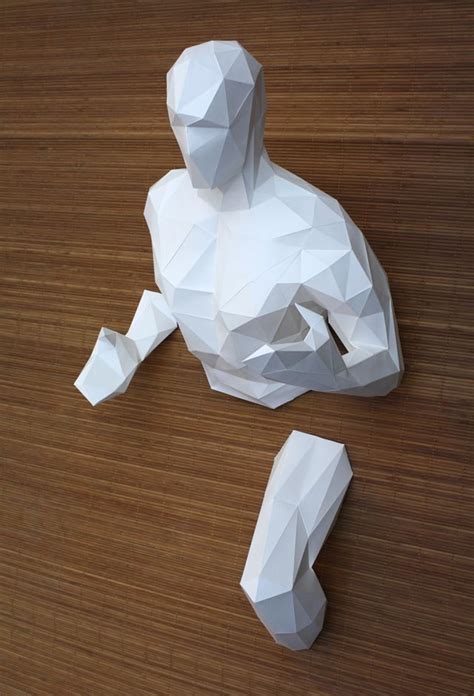 Make Your Own Papercraft Running Man With Our Printable Pdf Template