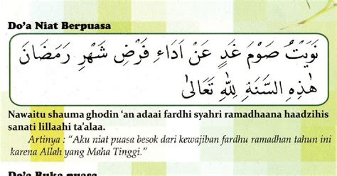 Puasa ramadhan adalah salah satu dari lima perkara rukun islam. tebartunai.com: BACAAN NIAT PUASA