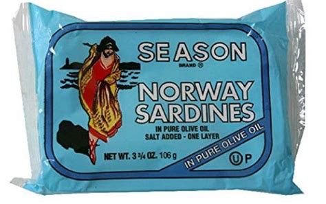 Seasons Lightly Smoked Brisling Sardines In Pure Olive Oil 1source