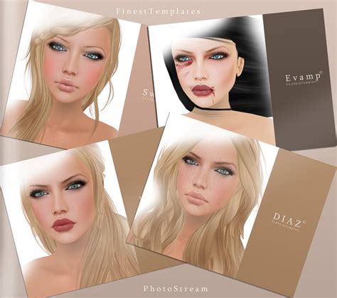 Second Life Marketplace Finest Skin Templates