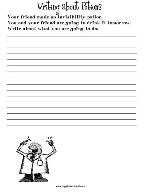 19 Middle School Writing Activities Worksheets