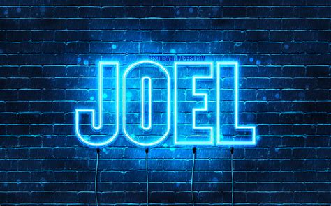 4k Descarga Gratis Joel Con Nombres Texto Horizontal Nombre De Joel