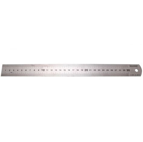 Milopon edelstahl lineal metall lineal mit umrechnung tabelle, 15cm 20cm 30cm (3x lineal). Liniaal RVS met maatverdeling 30 cm bij Leenders