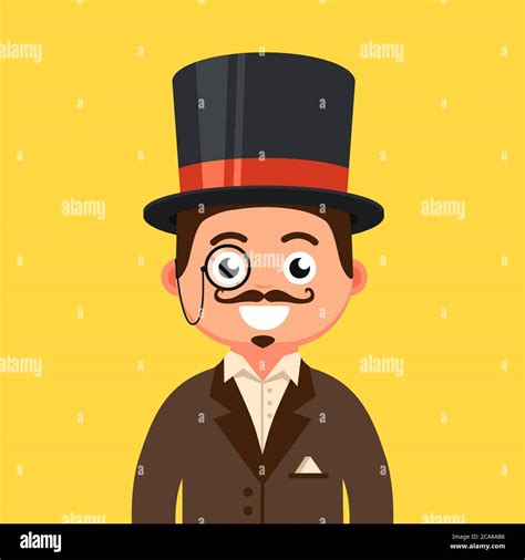 Top Hat And Monocle Vector