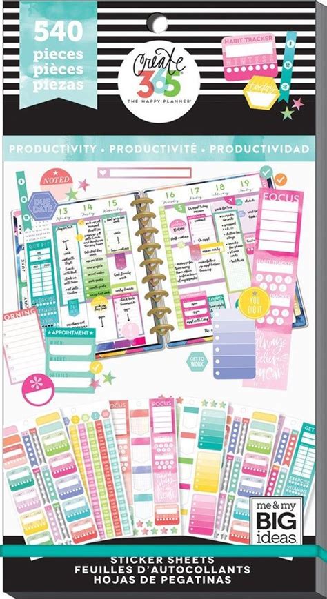 The Happy Planner Me And My Big Ideas Value Pack Stickers Fill In