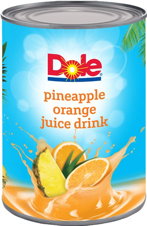 Pineapple Orange Juice 29l Dole® Sunshine
