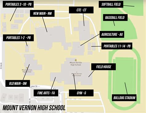 Skagit Valley College Campus Map