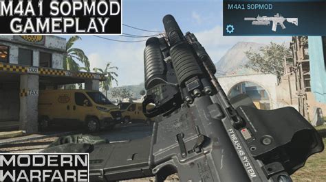 Modern Warfare M4a1 Sopmod Gameplay Youtube
