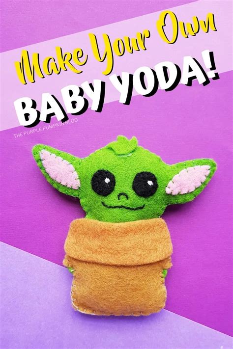 Make Your Own Diy Baby Yoda Plush Cute Mini Felt Baby Yoda Tutorial
