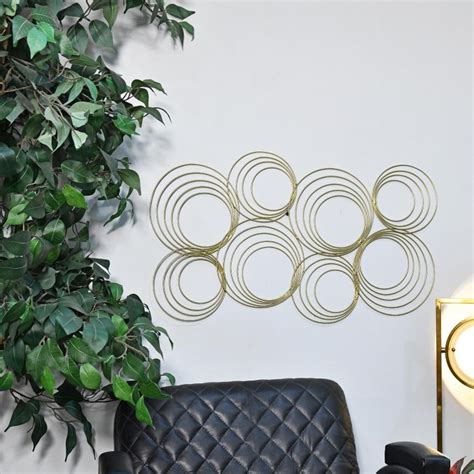 Gold Spiral Wall Art Black Country Metalworks