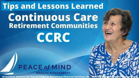 Tips And Lessons Learned Continuous Care Retirement Communities