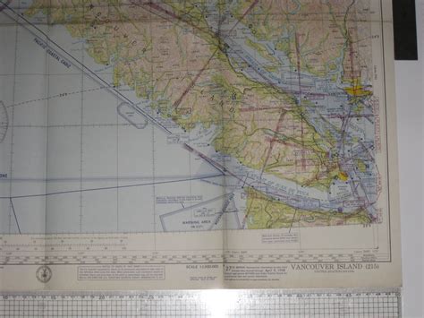 WORLD AERONAUTICAL CHART VANCOUVER ISLAND 세계항공차트 밴쿠버섬 항공도 항공지도 - YES24